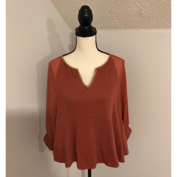 Anthropologie Akemi + Kin Fenn Dolman Top - Size Small - Picture 3 of 11